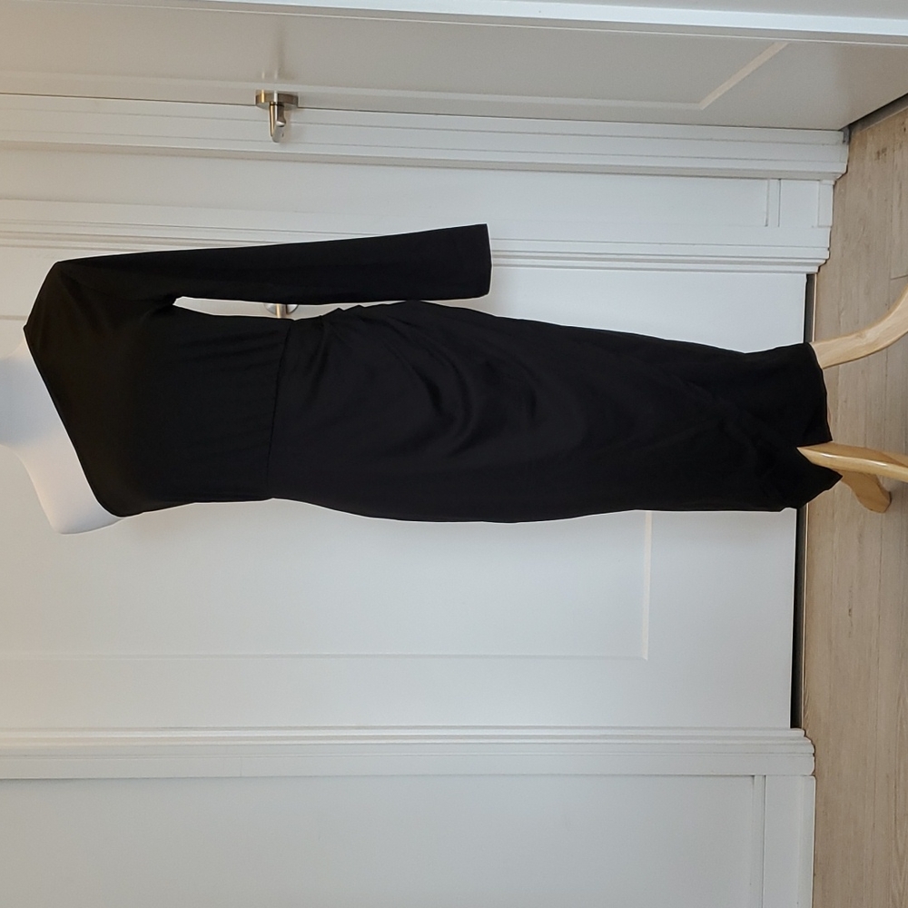 Asymmetrical Black Dress